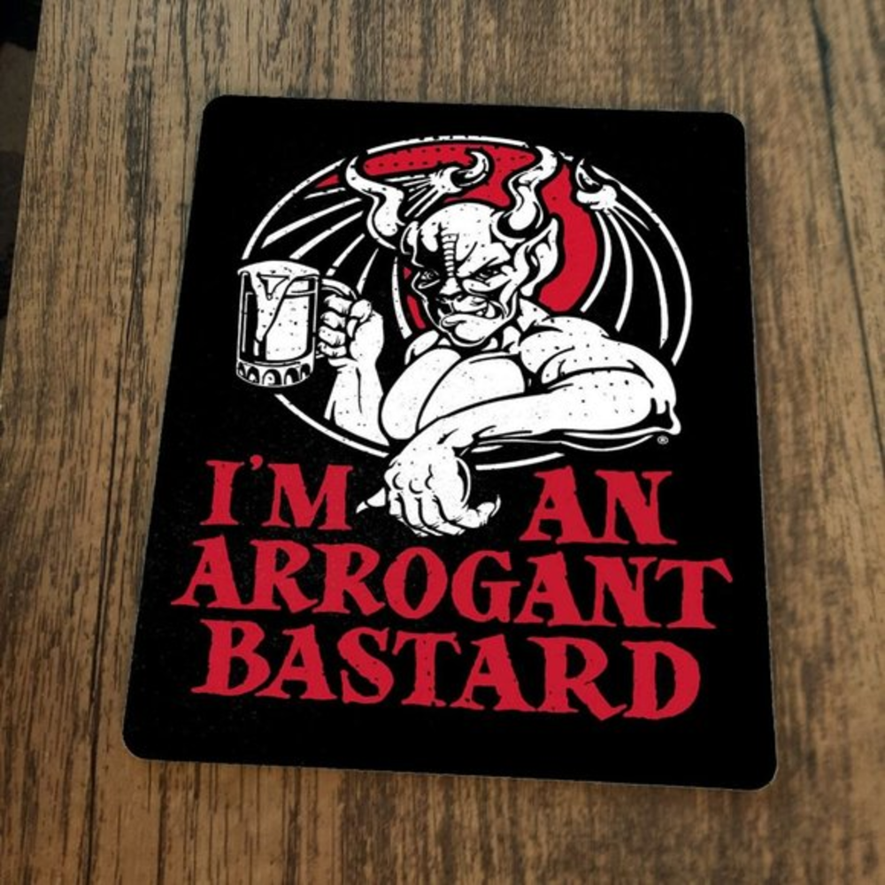 Im an Arrogant‎ Bastard Beer Ale Mouse Pad